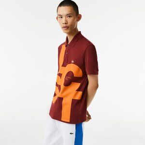Lacoste Regular Fit Contrast Lettering Petit Piqué Polo NWT Sz: XXL MSRP $145